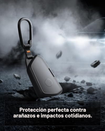 Funda para llave Volkswagen Spigen de TPU negro con mosquetón resistente 2