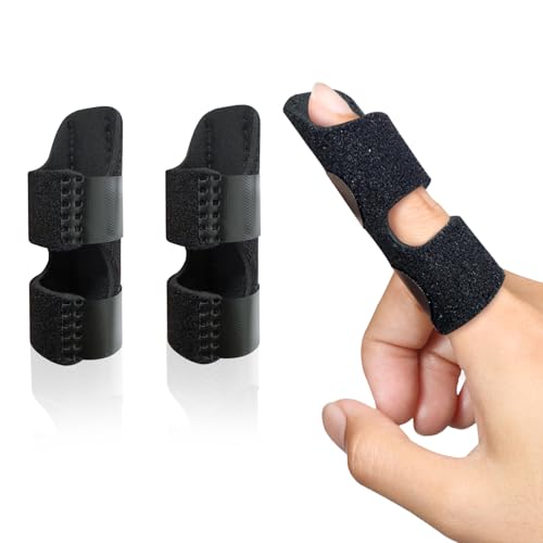 Bozenu Finger Splint, Universal Trigger Finger Brace for Broken/Arthritis Pain and Sprain Relief,...