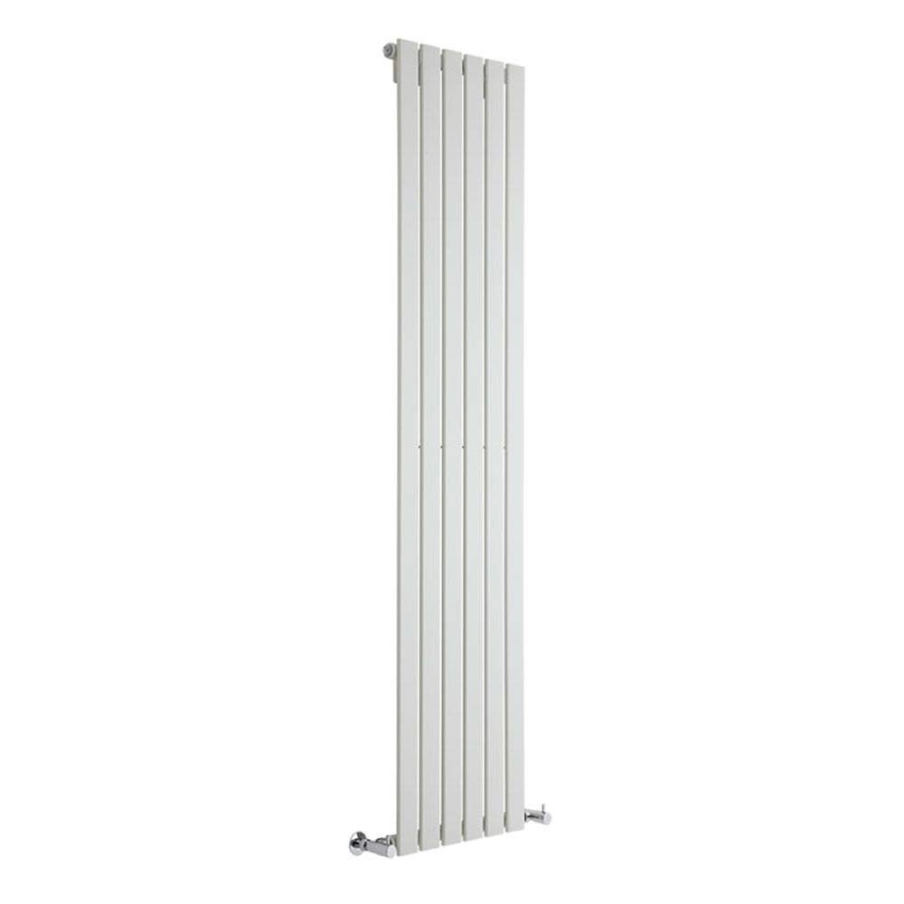 Milano Alpha White Vertical Single Flat Panel Radiator - 1780mm x 420mm