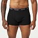 Calvin Klein Herren Trunk 3PK Hipster, Schwarz (Black/Black/Black 001), Small (Herstellergröße: S)