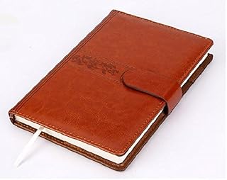 Business Zipper Notebook, Stationery, Journal, Retro Notepad, Plain Notebook, High Quality Soft Leather, Medieval, European Style, Premium Creative Gift, Loose Leaf Notebook, Multi-functional Notebook, High Quality Paper, Popular A6, Brown