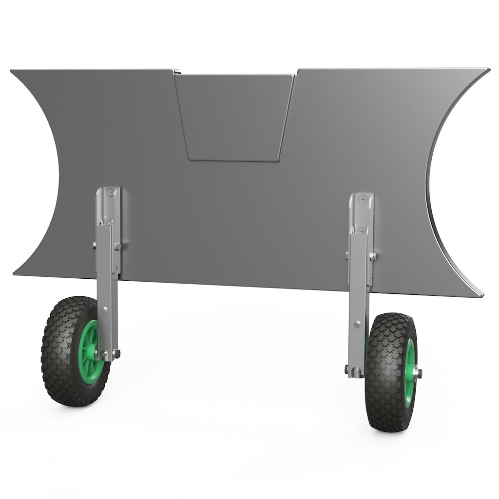 SUPROD Roues de halage Roues de Mise à l'eau pour annexes pour pneumatiques Pliable Utilisation d'une Seule Main Acier Inoxydable A4 HD200