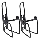 PRETYZOOM 2 Stück Wasserflaschenhalter aus Aluminiumlegierung Robuster Fahrrad und Motorrad Flaschenhalter in Schwarz Sicherer Trinkflaschenhalter für E Scooter und Rennrad