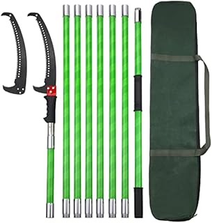 26 Feet Tree Pole Pruner Manual Branches Trimmer Tree Branch Garden Tools Loppers Hand Pole Saws Extendable Height