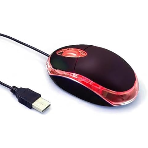Wired Mini Optical Mouse Computer Mouse Ergonomic Mouse with USB Mouse for Laptop PC Desktop mice Compatible with Windows Linux Mac fit for Office Business Home,Kids Cover