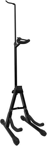 Rayzm Soporte para violín con soporte para arco, trípode plegable portátil ajustable para violínukelelemandolina, fácil instalación