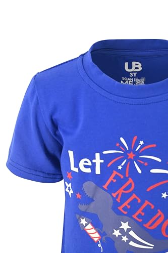 Image of Boys Short Sleeve Funny Graphic Tees for Toddler to Big Kid