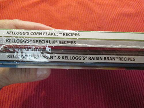 Kellogg's 5 Cook Book Set: Corn Flakes Recipes, Special K Recipes, All-Bran & Raisin Bran Recipes, Kellogg's, and Rice Krispies Recipes