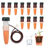 FANGCCC 12 Stück Automatisches Bewässerungssystem für Pflanzen, Selbstbewässerung Tonkegel für Topfpflanzen Balkon & Zimmerpflanzen Urlaubsbewässerung Indoor Outdoor