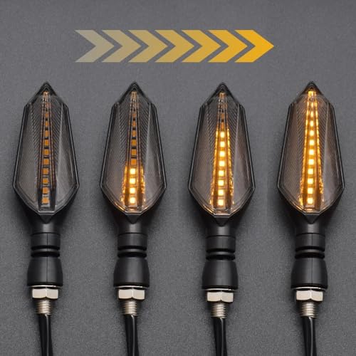 Clignotant pour moto universel feux LED avant arrière 12V pour CB - 5