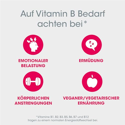 Vitamine - Vitasprint Duo Energie 2-Phasen-Tabletten, 20 St. – Mit hochdosiertem Vitamin B-Komplex zur Verringerung von Müdigkeit und Pflanzenextrakt Rhodiola Rosea