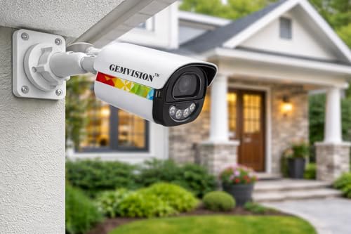 Image of 3MP AHD Bullet CCTV Camera with Built in MIC | Color Night Vision | Full HD Outdoor Security Camera | Support AHD TVI HDCVI CVBS | DVR Compatible CCTV Camera for Home Office Shop | Built-in MIC, Color Night Vision, Full HD Outdoor, Support AHD TVI HDCVI CVBS, DVR Compatible