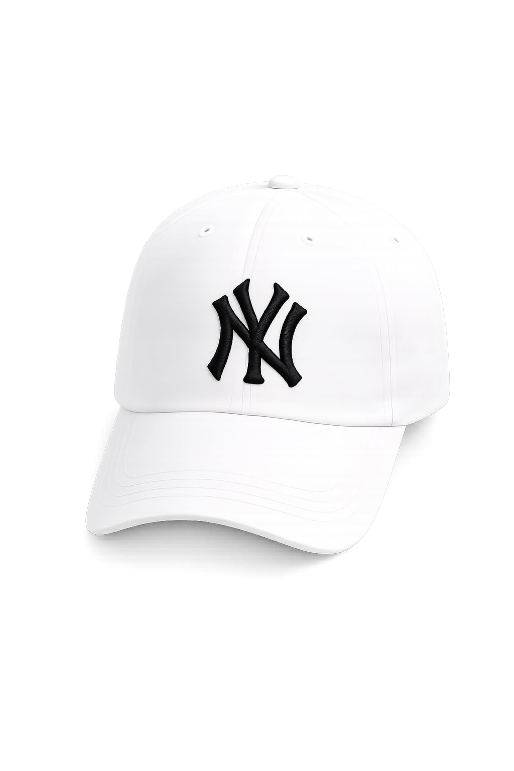 NY Embroidered Baseball Cap, White, Adjustable Strap, New York Theme, Unisex Dad Hat-image-38