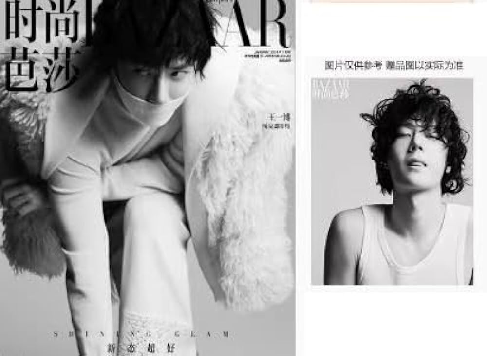 雑誌 時尚芭莎雜志 2024年1月 中国版 王一博（イボ/ワン
