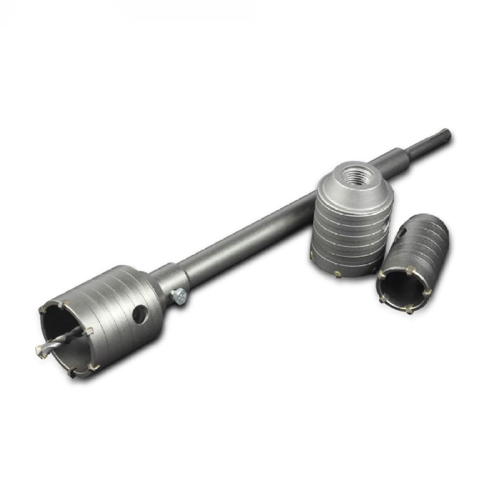 1 Uds. Broca de martillo de sierra perforadora de pared de hormigón de 30-150mm con herramienta cortadora de piedra de cemento de eje redondo, 430mm, cuadrado
