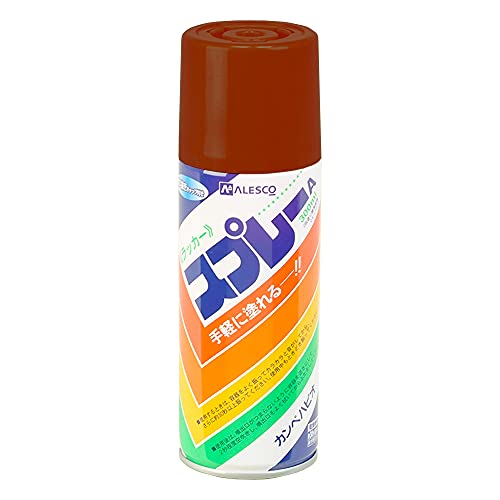 カンペハピオ スプレー 塗料 油性 つやあり ラッカー系 速乾性 カンペラッカースプレーA あかさび色 300ML 日本製 00537645242300