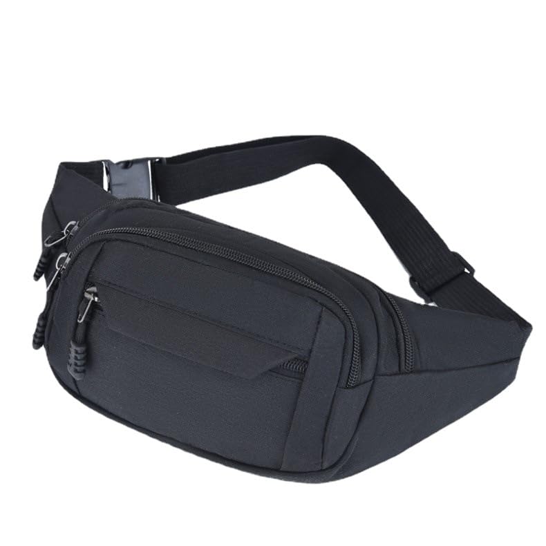 TIZES® Riñonera Unisex Impermeable con 4 Bolsillos – Ideal para Hombre, Mujer y Niño – Cinturón Ajustable para Varias Tallas, Bolsillo Oculto