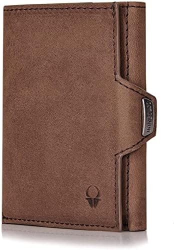 DONBOLSO NextGen Slim Leather Wallet with Coin Compartment and RF...