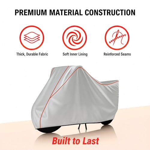 Image of Stylish Water Resistant Scooty Body Cover Compatible with Access 125 & All Models | UV Protection, Dustproof, Heat Resistant, Two Wheeler | New All Weather Protection, Dust & Rain