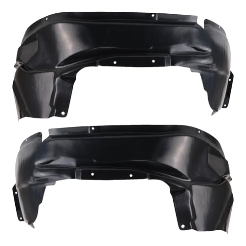 Image of TRQ Front Inner Fender Liner Set Compatible with 2007-2010 Jeep Compass CH1248133 CH1249133