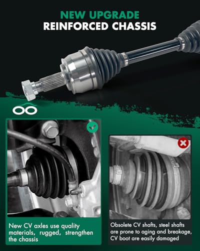 Image of SCITOO Front Left or Right CV Axle Assembly For 2018-2021 For Compass 2.4L