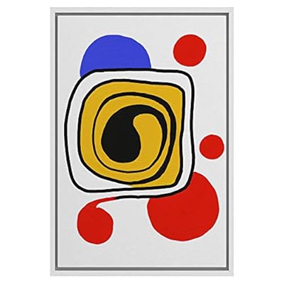 SIGNWIN Framed Canvas Wall Art Colorful Geometry Painting...