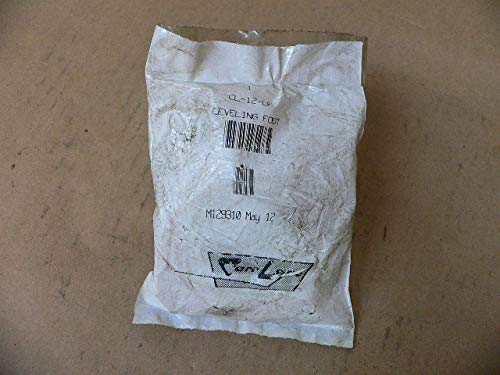 CL-12-LF Carr Lane Manufacturing Steel Zinc Plated Leveling Foot: 3/4-10 Thread: Load Rating: 10,000 LBS