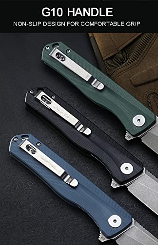 Image of Petrified fish PF818 3.54 inch D2 Steel Blade Pocket Folding Knife