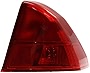 Evan-Fischer Tail Light Assembly Compatible with 2001-2002 Honda Civic Outer Sedan Passenger Side