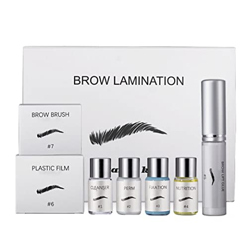 Kit de laminación de cejas, kit de cejas de belleza para 45-60 días de laminación de 3D profesional natural para uso doméstico