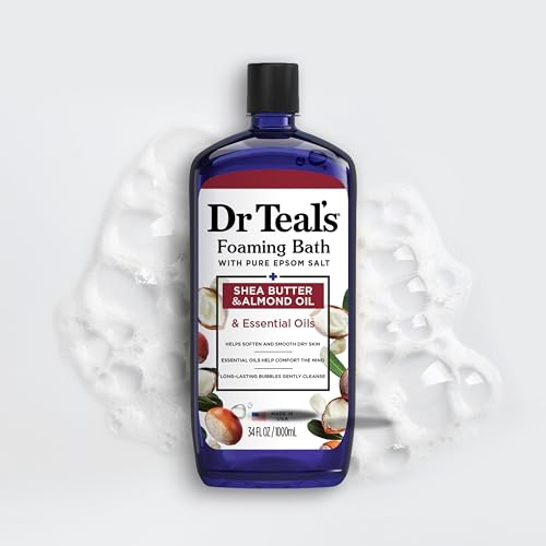 Dr Teal's Foaming Bath with Pure Epsom Salt, Shea Butter & Almond, 34 fl oz - image 7