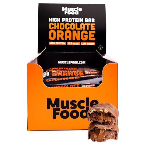 MuscleFood - Cookies & Cream High Protein Bar - 12 x 45g