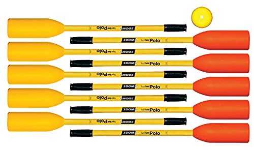 DOM Super-Safe Polo Set, 32 Inches, Includes 10 Sticks and 1 ball