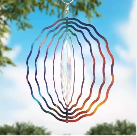 Flamingo Colorful Novelty Metal Wind Spinner