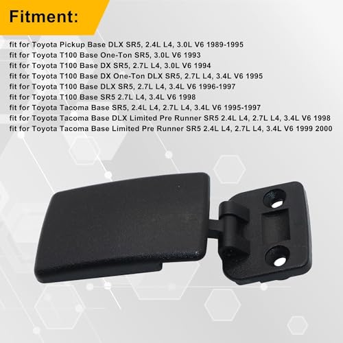 Pestillo de ventana deslizable trasera 69370-35010 para Toyota 5