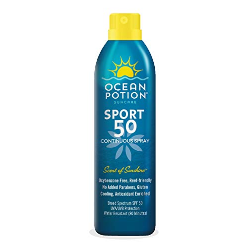 Ocean Potion Sport Continuous Sunscreen Spray SPF 50 6 oz (Pack of 7)
