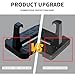 Car Door Step,Folding Aluminum Alloy Car Step,Universal Fit Car Roof Access,500lbs Load Capacity,fits Most Cars, SUVs and Trucks Step,with Glass Breaker Safety Hammer,Roof Rack Accessories(Black)