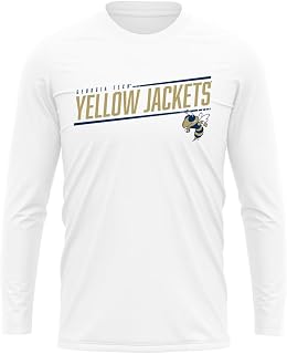 Official NCAA Collegiate Men's Sport Active Long Sleeve Shirt Sleek Charcoal Collection