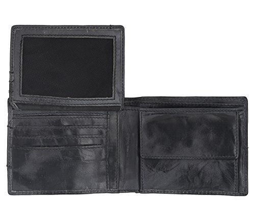 Portefeuille bruno banani Williamsburg de qualité supérieure en noir élégant