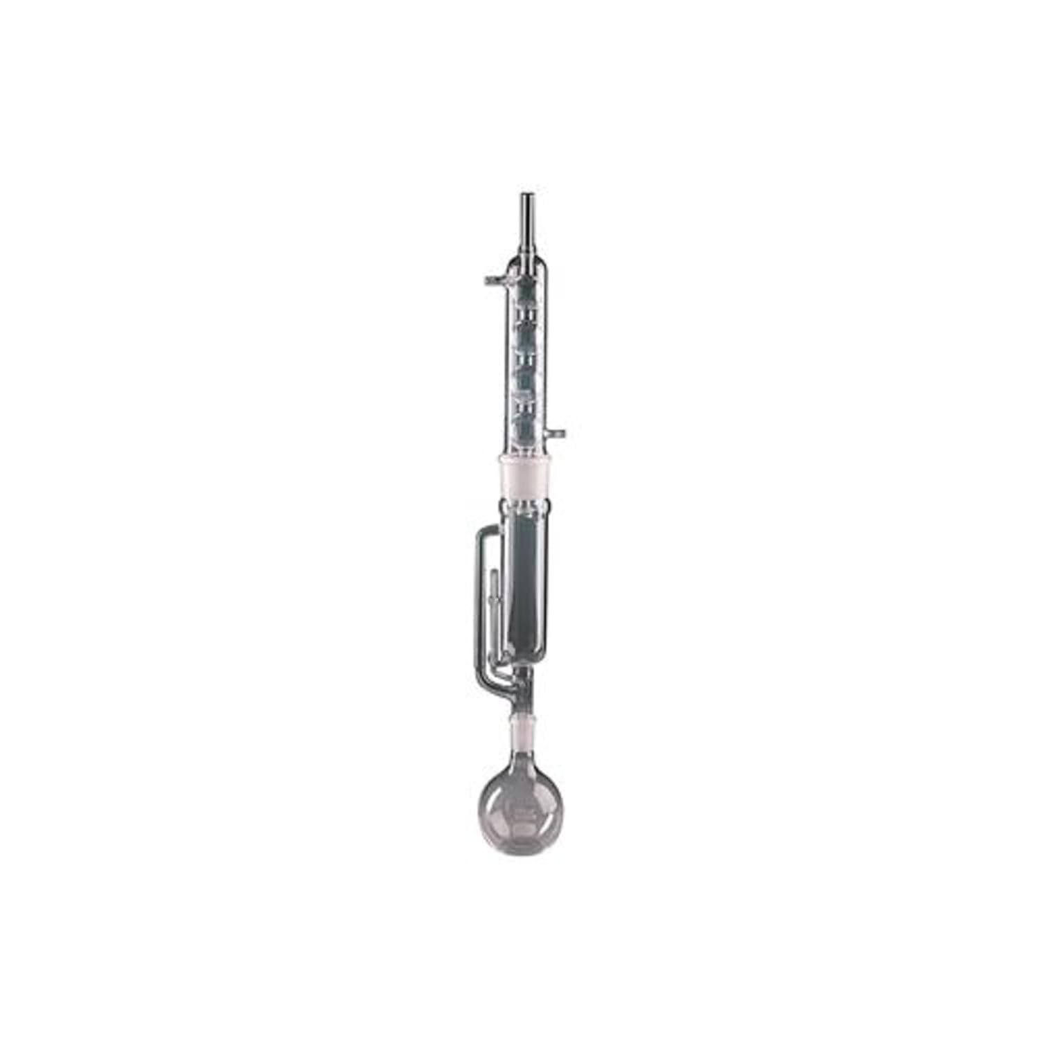 Pyrex Complete Extraction Apparatus with Allihn Condenser, Flask, Soxhlet Extraction Tube and Standard Taper Joints, 500ml Flask Capacity