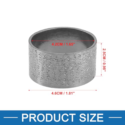 A ABSOPRO ATV Auspuffdämpfer Schalldämpfer Rohrdichtung für Yamaha Rhino 660 2004-2007 Graphit Silberfarben