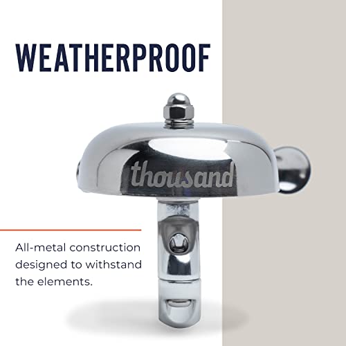 Thousand 850004131923 Pennant Bike Bell For Cycling, Stainless Steel thumb #3