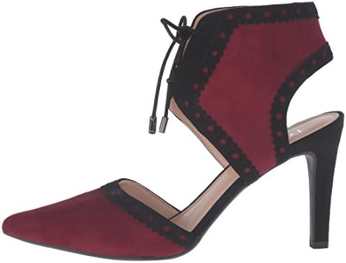 Franco Sarto Women's L-Amoretta Dress Pump, Bordo/Black, 6.5 M US | Image 7