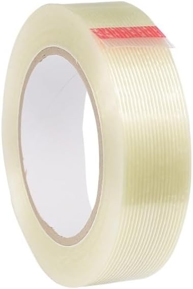 SCHIK 1pcs 50M Gird Fiber Tape Strong Glass High Temperature Resistant Non-Marking Inductrial Strapping Packing Fixed Seel Tape
