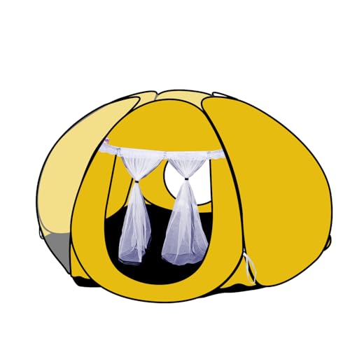 Image of SILVER SHINE Foldable Delightful Patterns Popup Kids Play Tent House for Multi Purpose|PlayTent House for up to 10 YearOld Kids Girls&Boys|Mosquito Net Design Tent for Kids