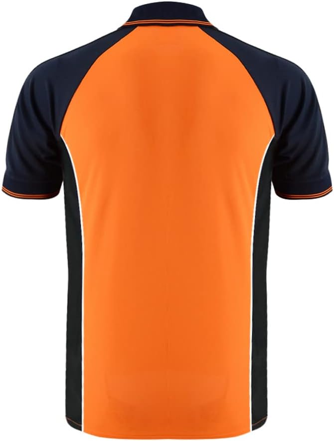 Safety Shirt High Visibility Short Long Sleeve Reflective Polo Shirts, Work T Shirts for Men Construction - Image 4