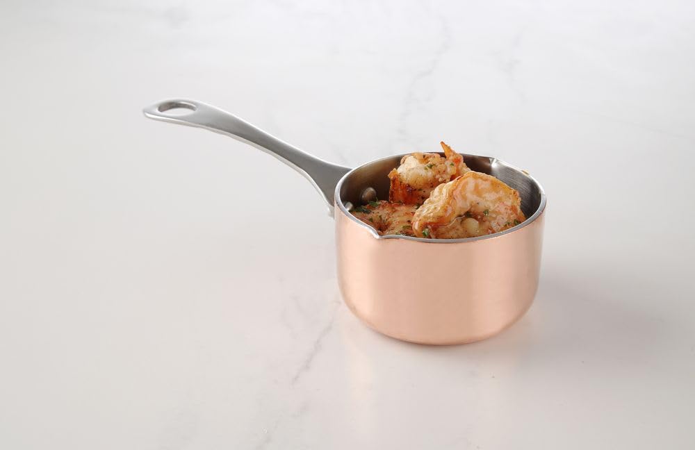 HENDI 607022 Casseroles miniatures avec bec verseur
