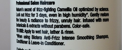 Biotera Anti-Frizz Intense Smoothing Shampoo & Conditioner (15.2 Ounce)