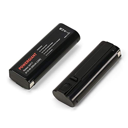 2PCS IM350 POWERGIANT Batterie 6V 2.0Ah NIMh pour Paslode IM250 IM65 IM200 IM325 404400 0900400 900420 BCPAS-404717