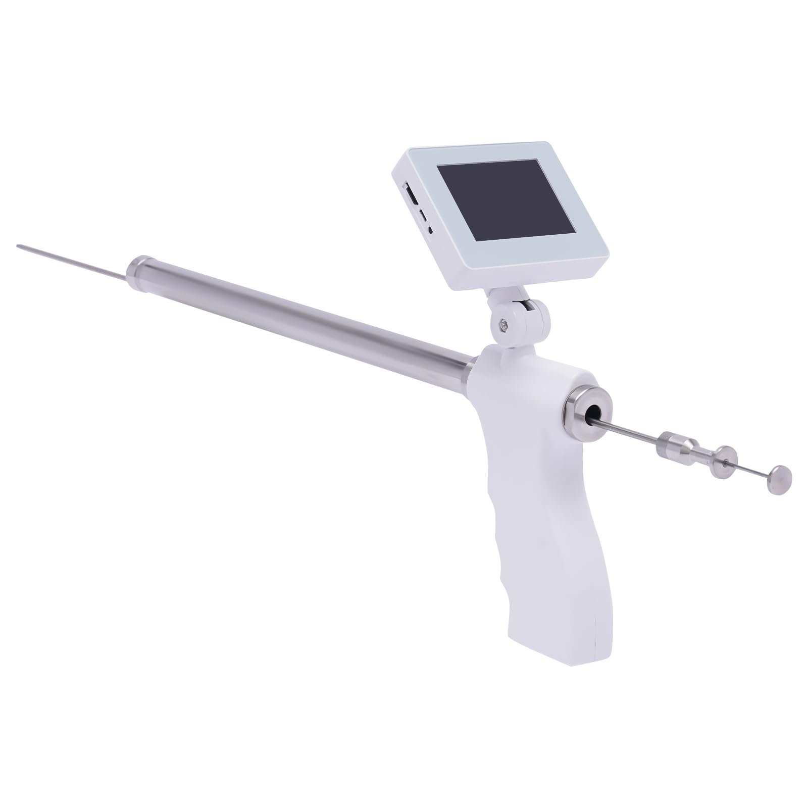Visual Insemination Gun for Cow,Professional Insemination Gun with Monitor,Cattle Visual Insemination Instrument with 360° Adjustable Screen,Veterinary Insemination Farm Tools for Cows,Camels,Horses